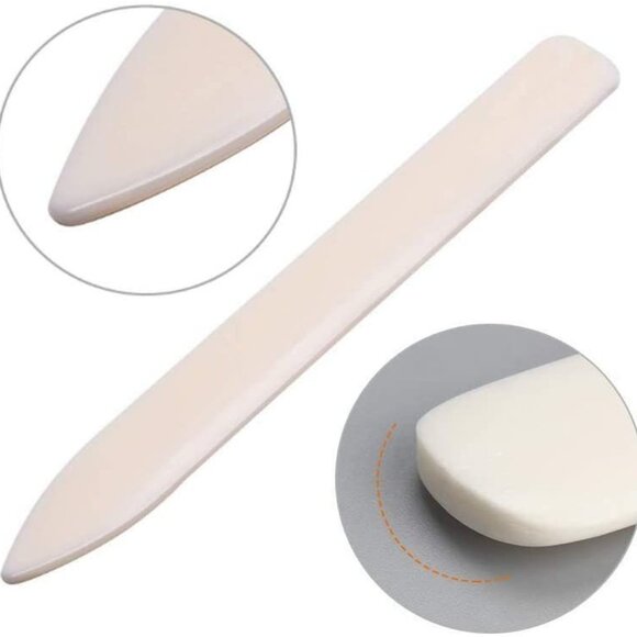 Camel - Bone Folder - 6" Hand carved Professional Book Folding Tool - Real Bone - Picture 5 of 8